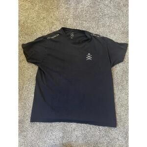 Vintage Cuerencia T Shirt Reflective Tee M Black